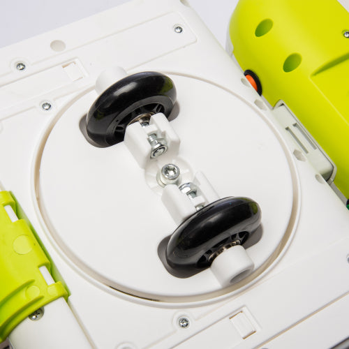 12V Cleaning Go Kart For Kids,55W Motor,Front with mop for cleaning,Length can extended by 6cm,Built in music and lighting functions,Provide a speed of 1.86-2.49MPH for kids aged 3-6 years old.