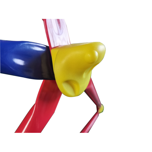 XCF007 6ft Dome climber with 1.2m slide for age 3+ climber with Climbing Stones