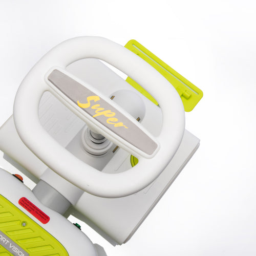 12V Cleaning Go Kart For Kids,55W Motor,Front with mop for cleaning,Length can extended by 6cm,Built in music and lighting functions,Provide a speed of 1.86-2.49MPH for kids aged 3-6 years old.