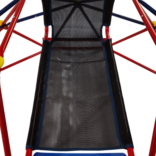 XCF007 6ft Dome climber with 1.2m slide for age 3+ climber with Climbing Stones